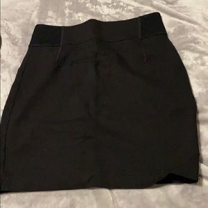 Black pencil skirt